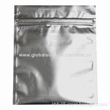 Aluminum foil zip lock bag, customized sizes and printing are accepted